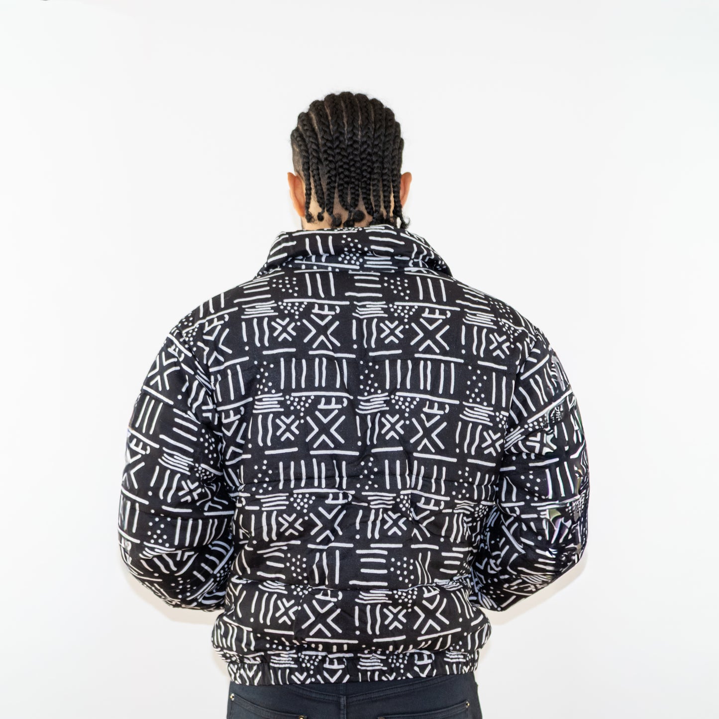 Kilima Puffer Jacket - Black/White