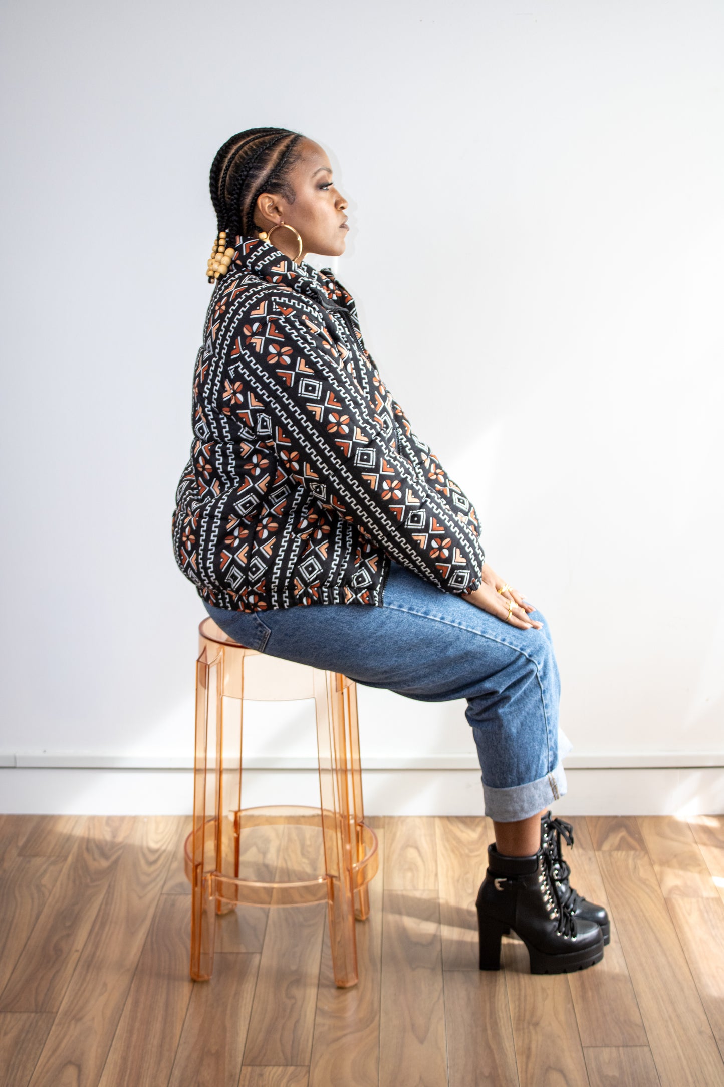 Kilima Puffer Jacket - Striped